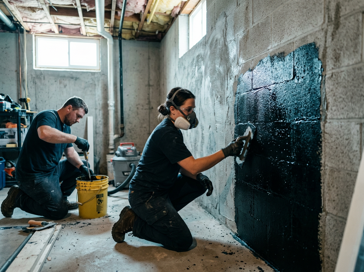Arid Basement Waterproofing — Waterproofing in New Milford, NJ