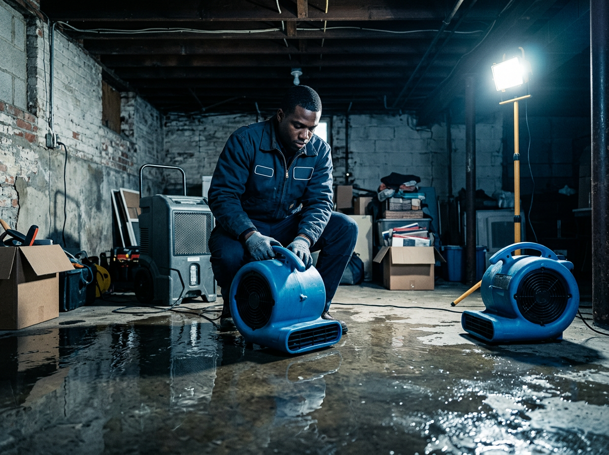 Restoration Pro — Water Damage Restoration crew at work in Bloomfield, NJ