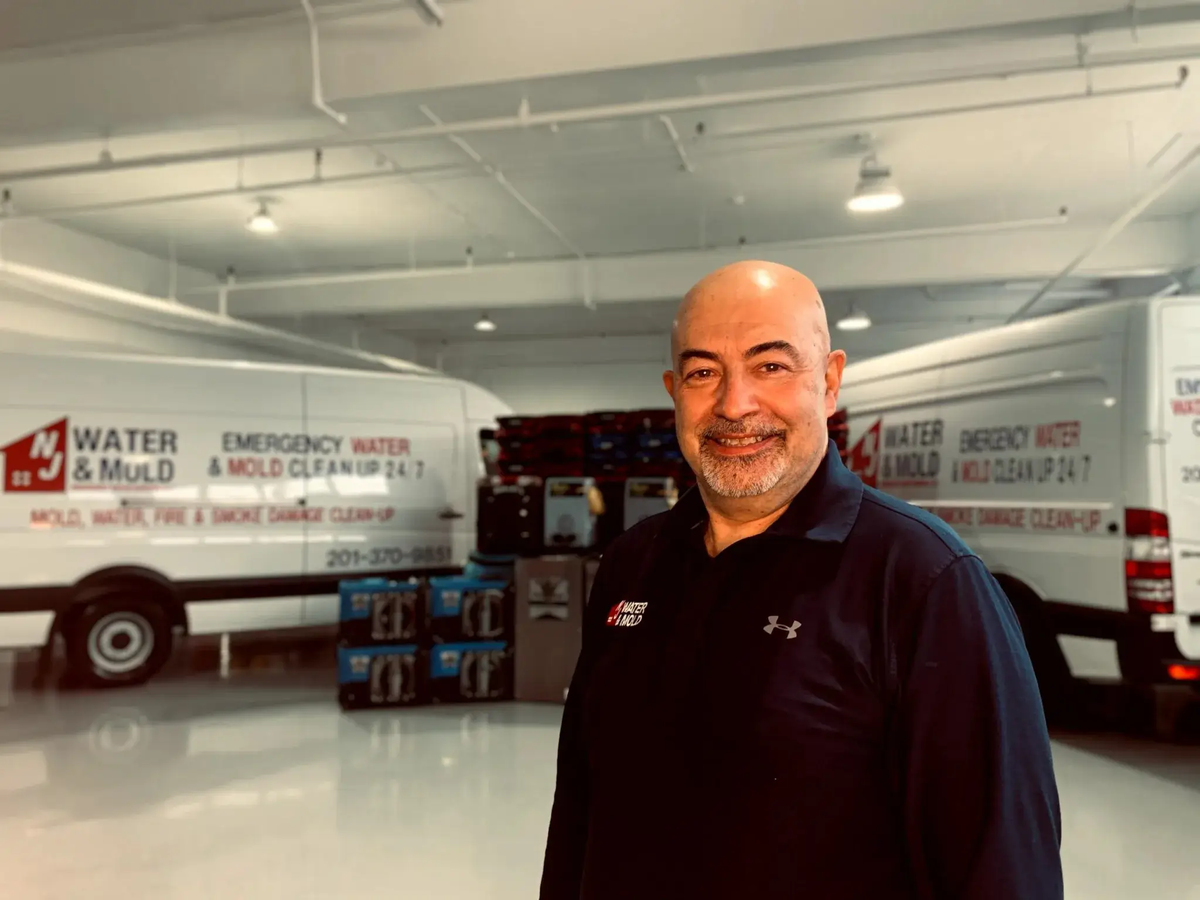 NJ Water & Mold — Water Damage Restoration crew at work in Jersey City (Ridgefield HQ), NJ